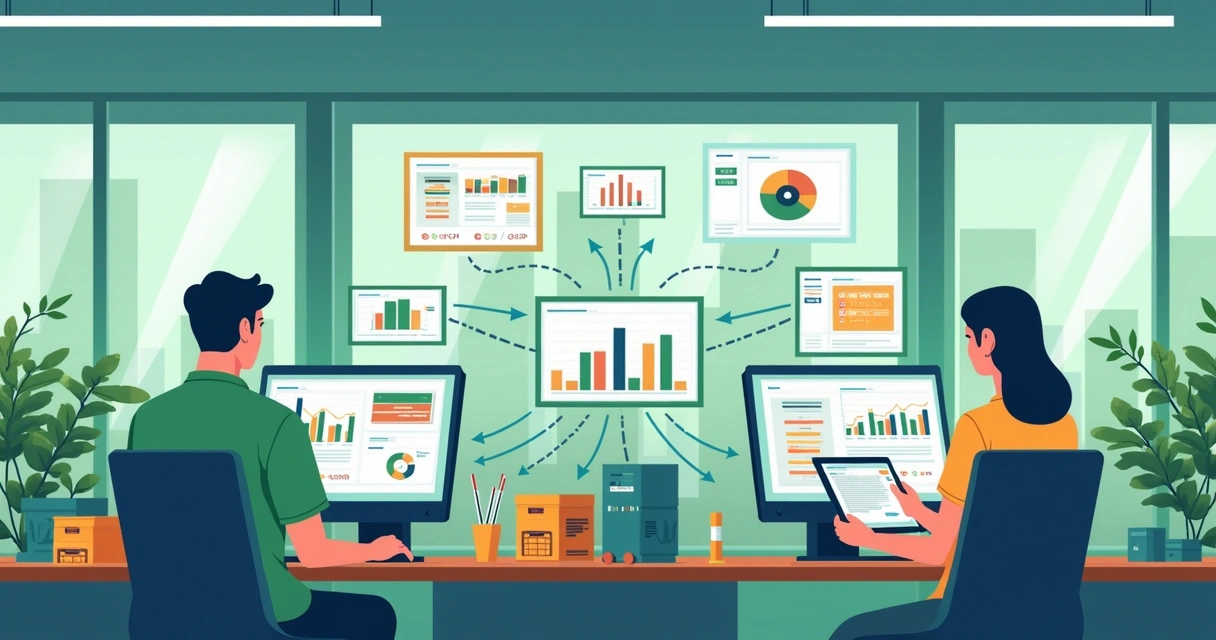 Transformação digital com RFID, ERP e catálogos digitais em uma empresa.