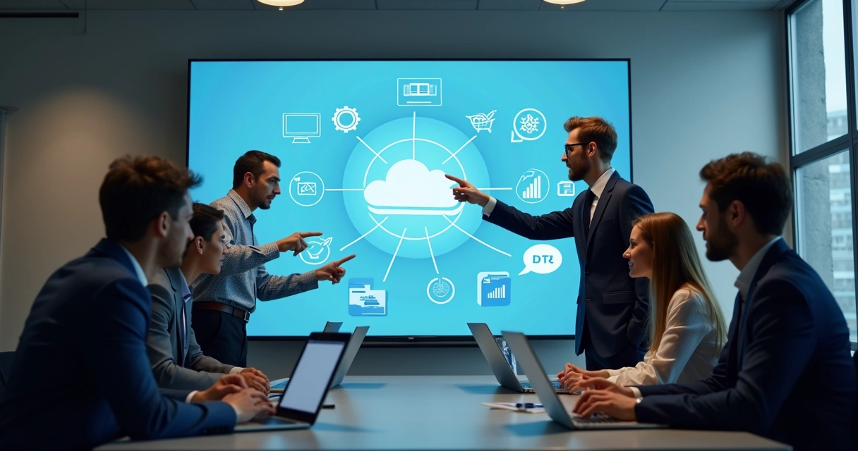 Time participando da transformação digital com SaaS 