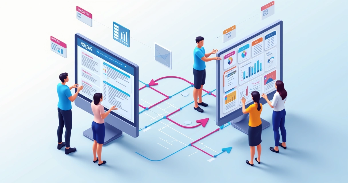 Processo de transição de dados do Excel para um sistema PRM 