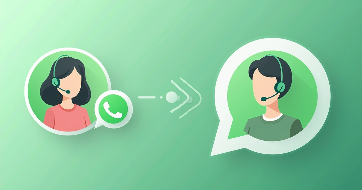 Transição suave de IA para atendimento humano no chat 