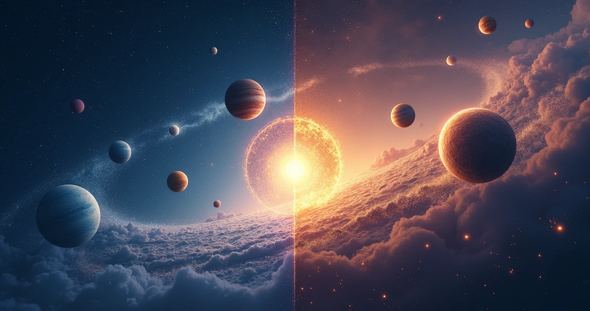 Representação de trânsitos e progressões agindo juntos no destino 