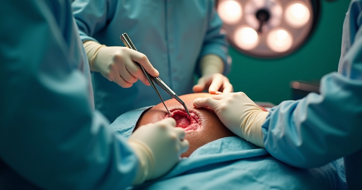 Equipe médica realiza cirurgia peniana em paciente com Peyronie 