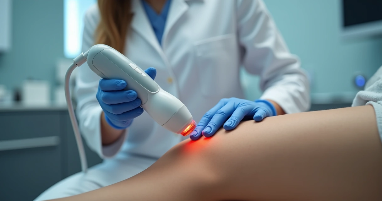 Tratamento dermatológico com laser em foliculite no consultório 