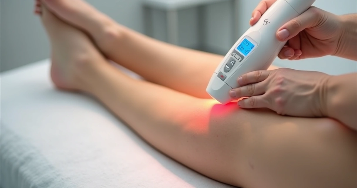 Tratamento a laser em pernas com vasinhos superficiais 