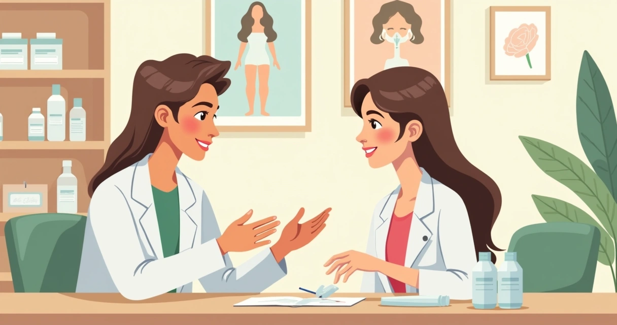 Atendimento personalizado para tratamento dermatológico 