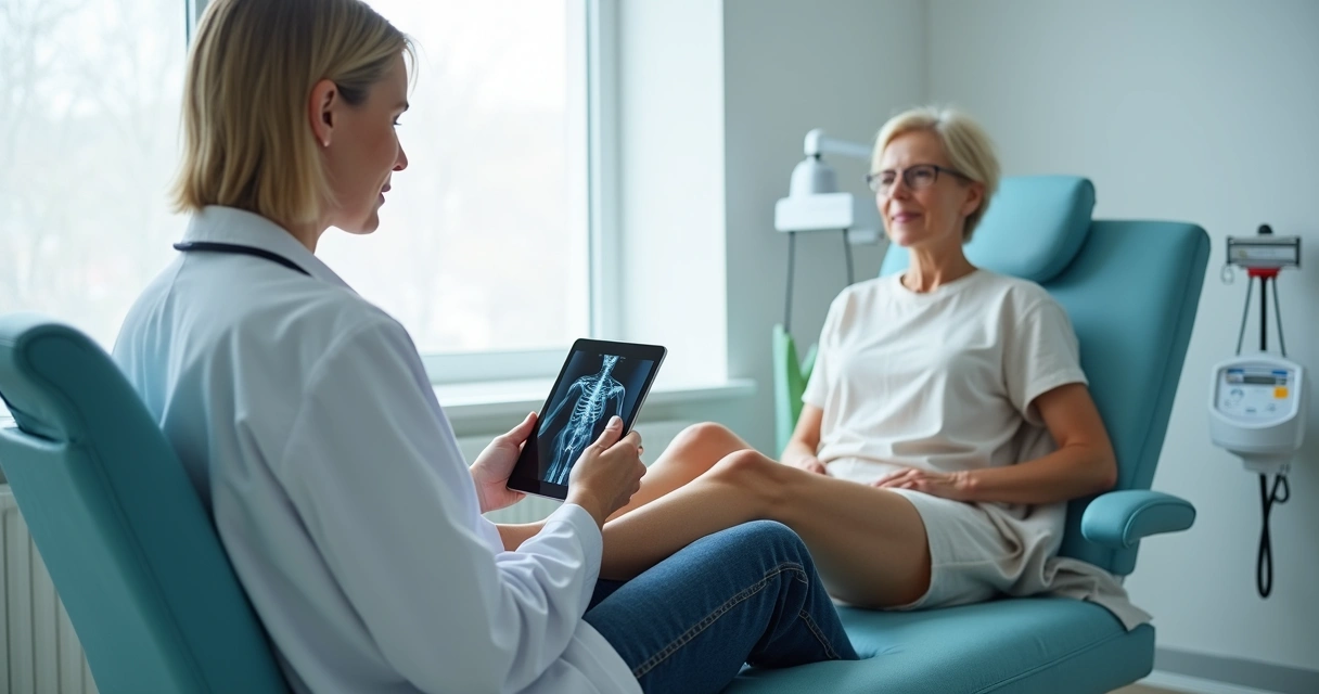 Consulta médica para tratamento de varizes nas pernas