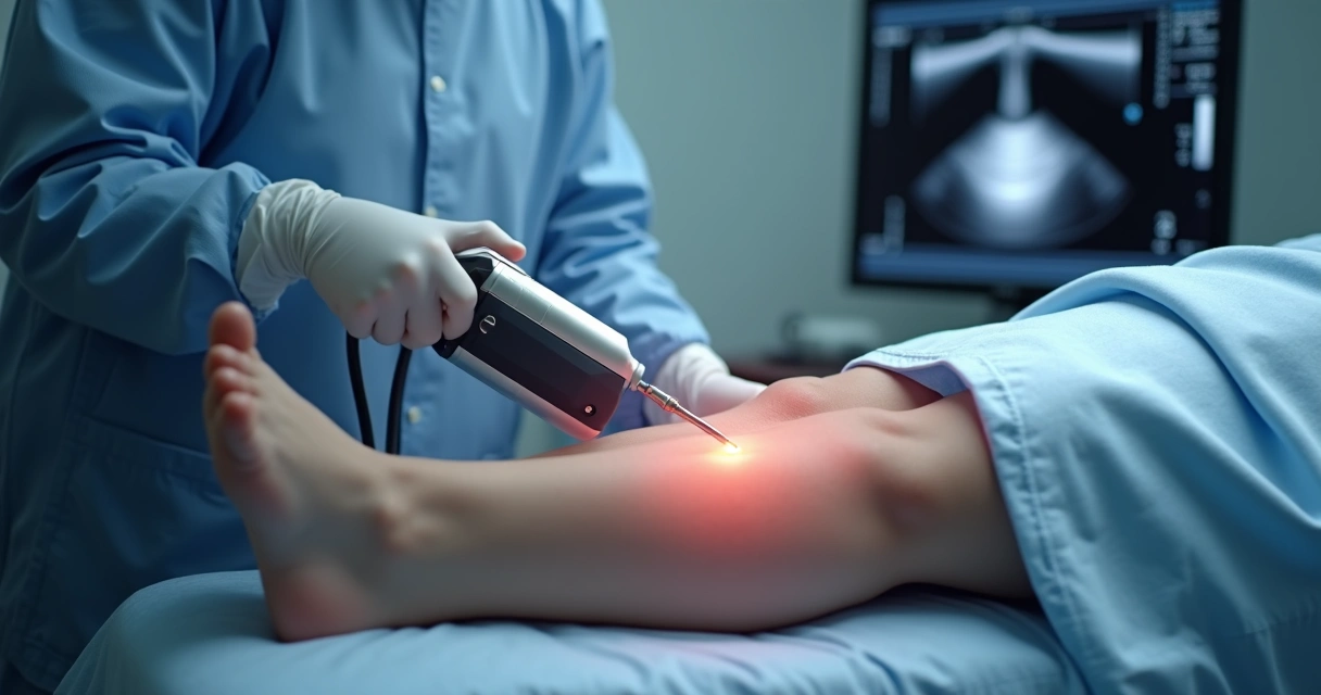 Laser endovenoso trata veias varicosas com precisão