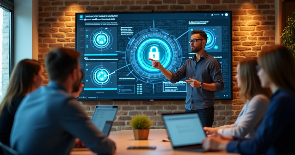 Treinamento digital para equipe pequena em empresa 