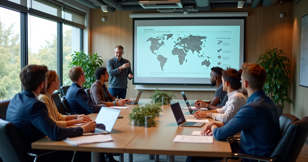 Treinamento presencial da CIPA com instrutor e funcionários atentos