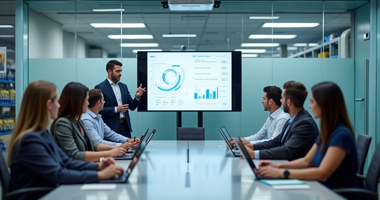 Colaboradores participando de treinamento com certificados digitais na mesa 