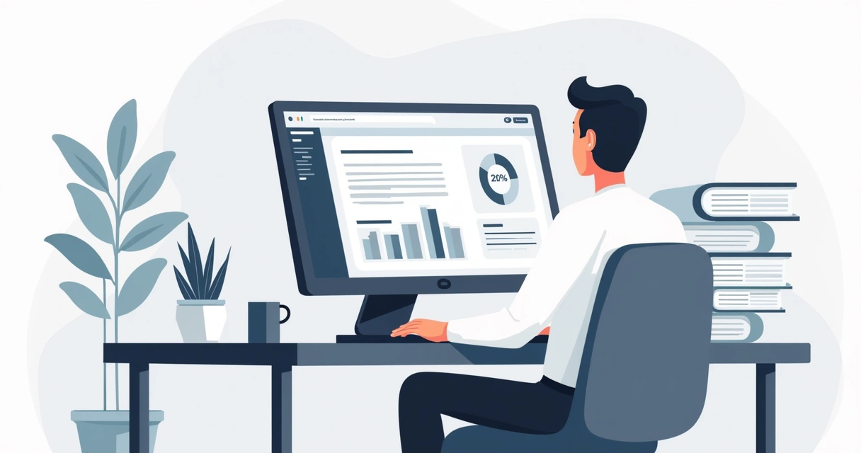 Colaborador usando plataforma personalizada de treinamento 