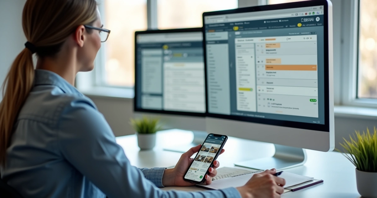 Corretor digital aprendendo sistema de gestão imobiliária 