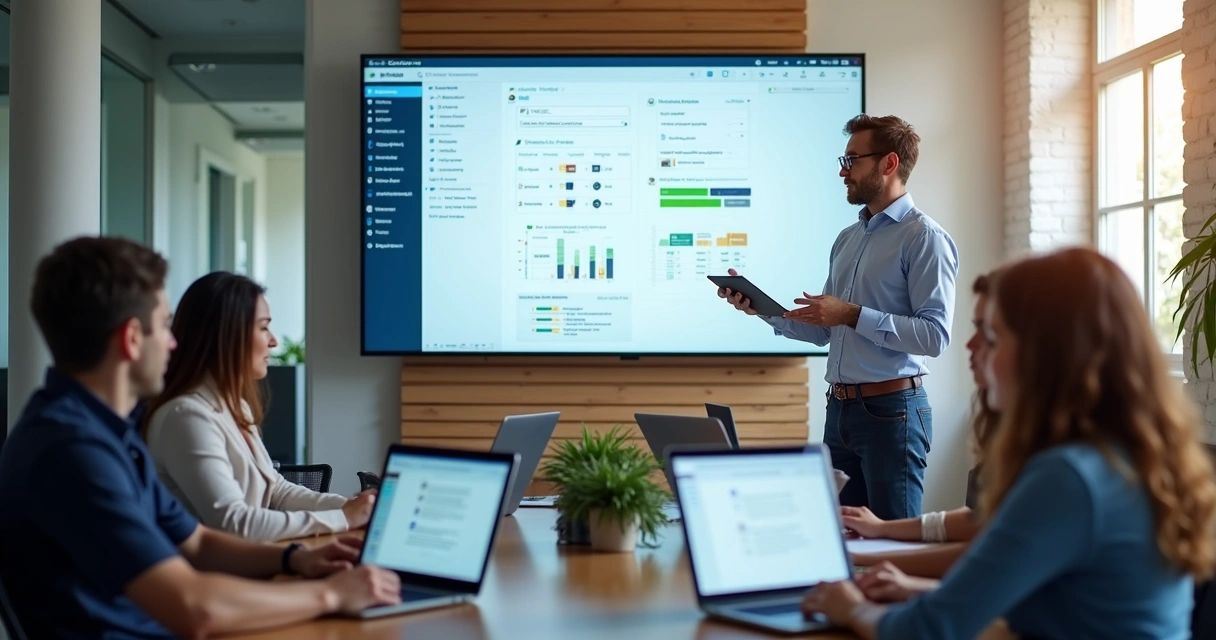 Treinamento de equipe para uso do CRM 