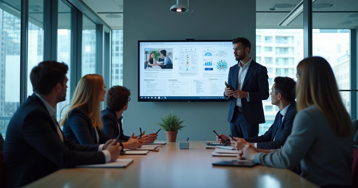 Equipe de vendas participando de treinamento sobre LGPD
