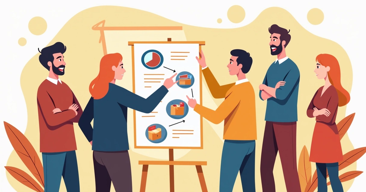 Treinamento de time novato em dropshipping com infográficos 