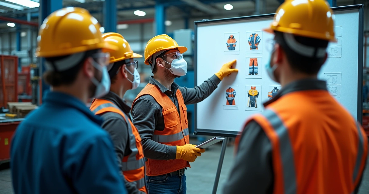 Treinamento de uso de EPI em ambiente industrial 