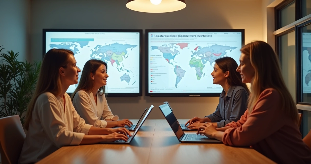 Equipe de atendimento em treinamento para omnichannel 