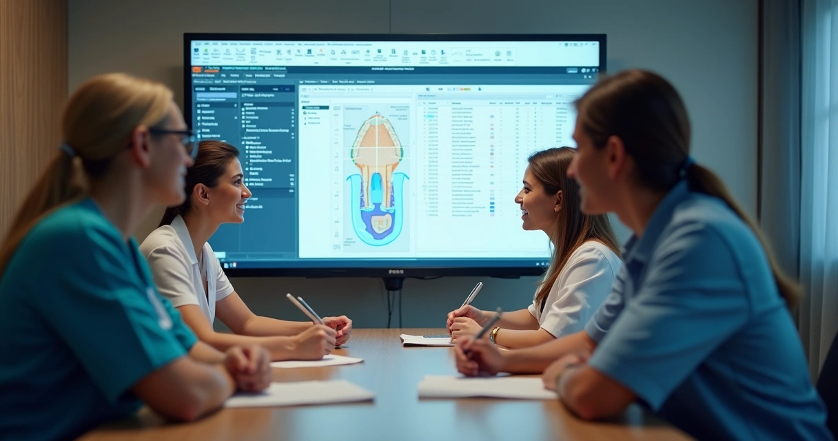 Treinamento de equipe odontológica em sistema digital 