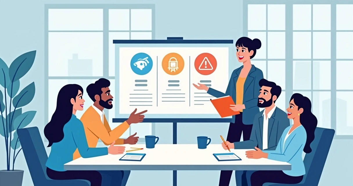 Equipe de comunicação recebendo treinamento sobre gestão de crise 