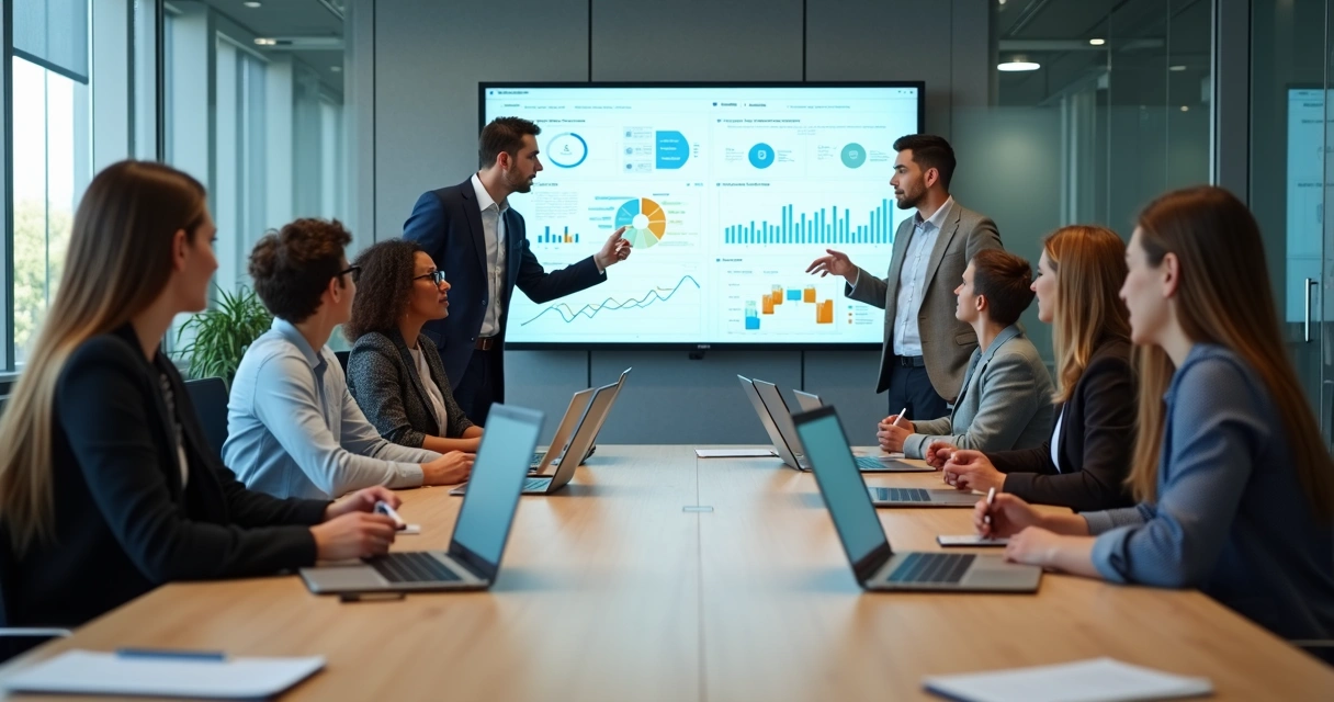 Equipe faz treinamento para gestão de grupos WhatsApp empresariais 