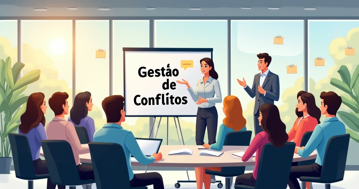 Treinamento de equipe sobre gestão de conflitos 