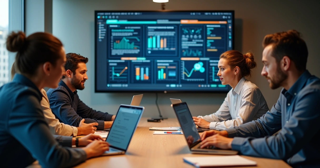 Colaboradores em treinamento de habilidades digitais 