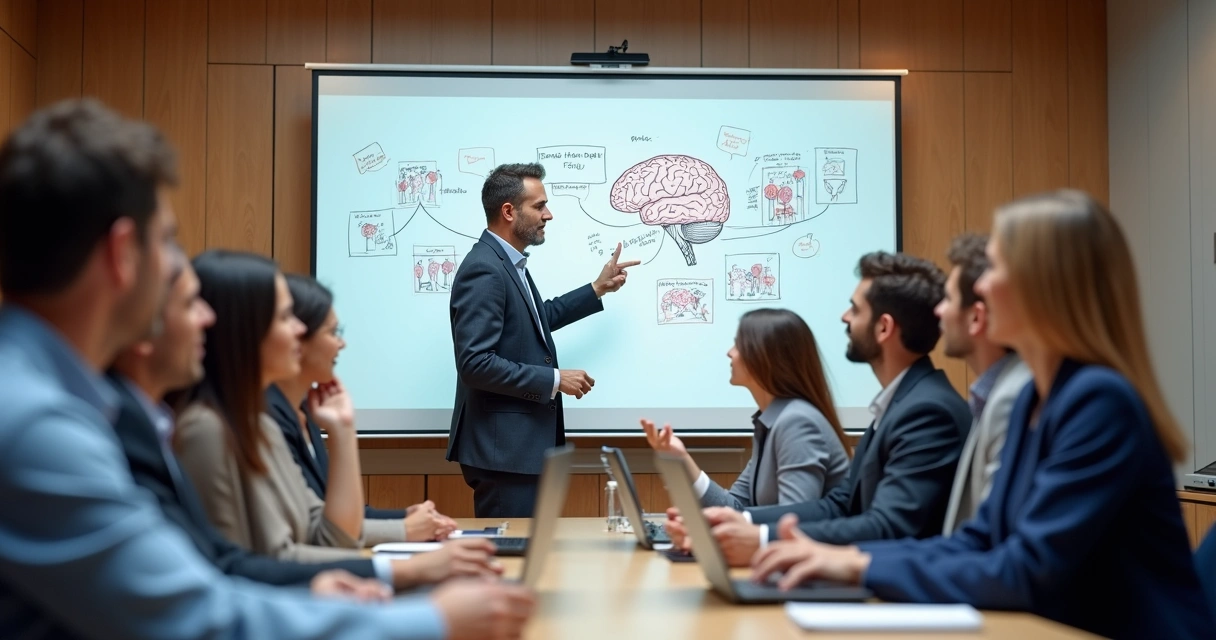 Treinamento de liderança em saúde mental com grupo diverso 