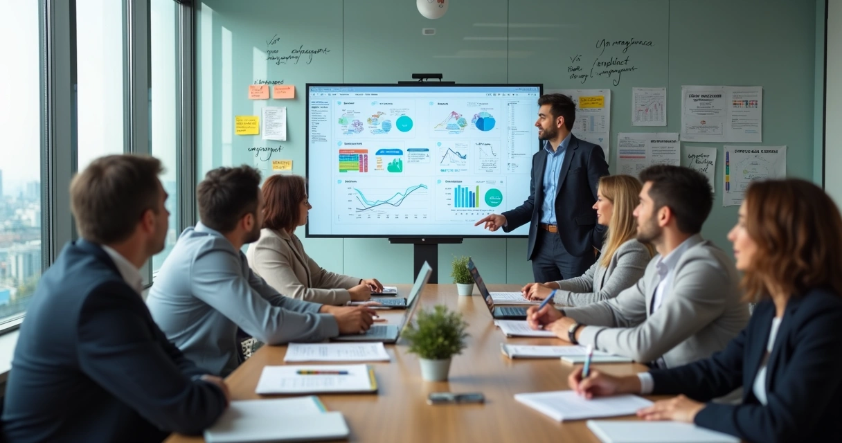 Gestores em treinamento discutindo estratégias para reduzir rotatividade de colaboradores 