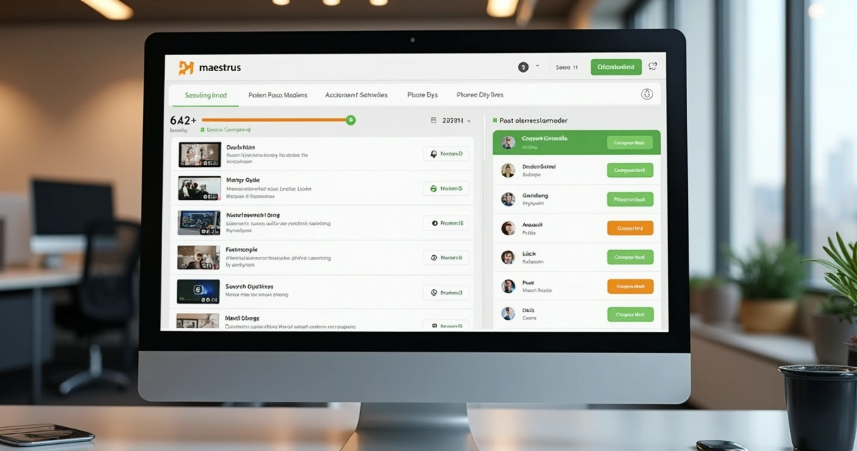 Interface de plataforma EAD mostrando progresso de microlearning 