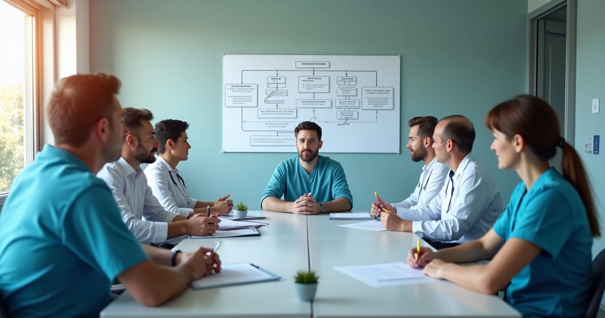 Treinamento de equipe multidisciplinar em hospital 