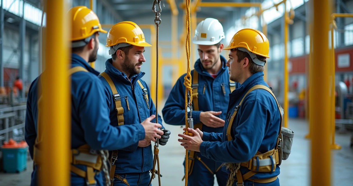 Treinamento prático de NR 35 com uso de EPIs 