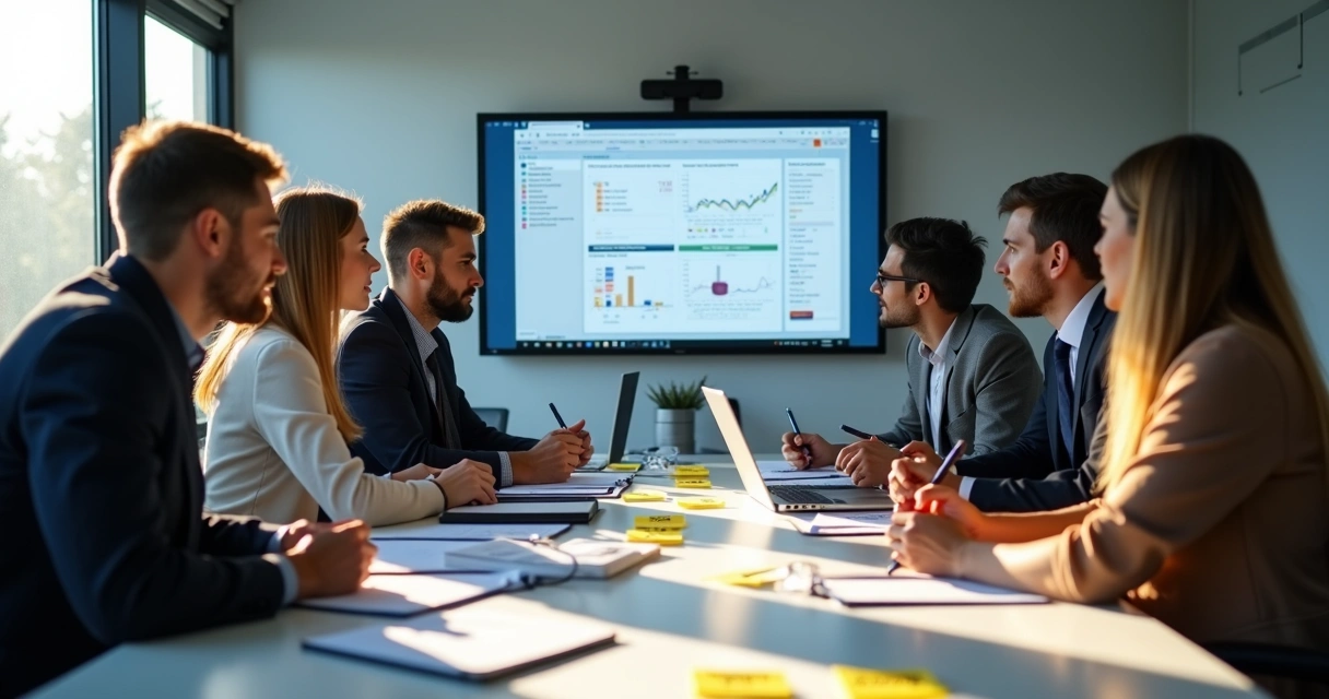 Equipe assistindo treinamento online sobre reforma tributária no Protheus 