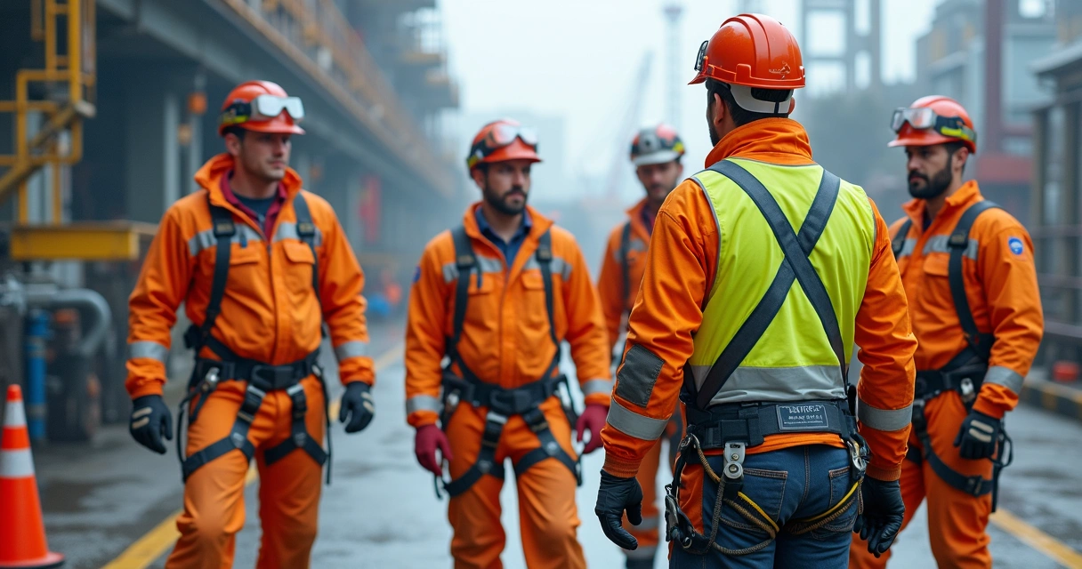 Treinamento de equipe de resgate em empresa