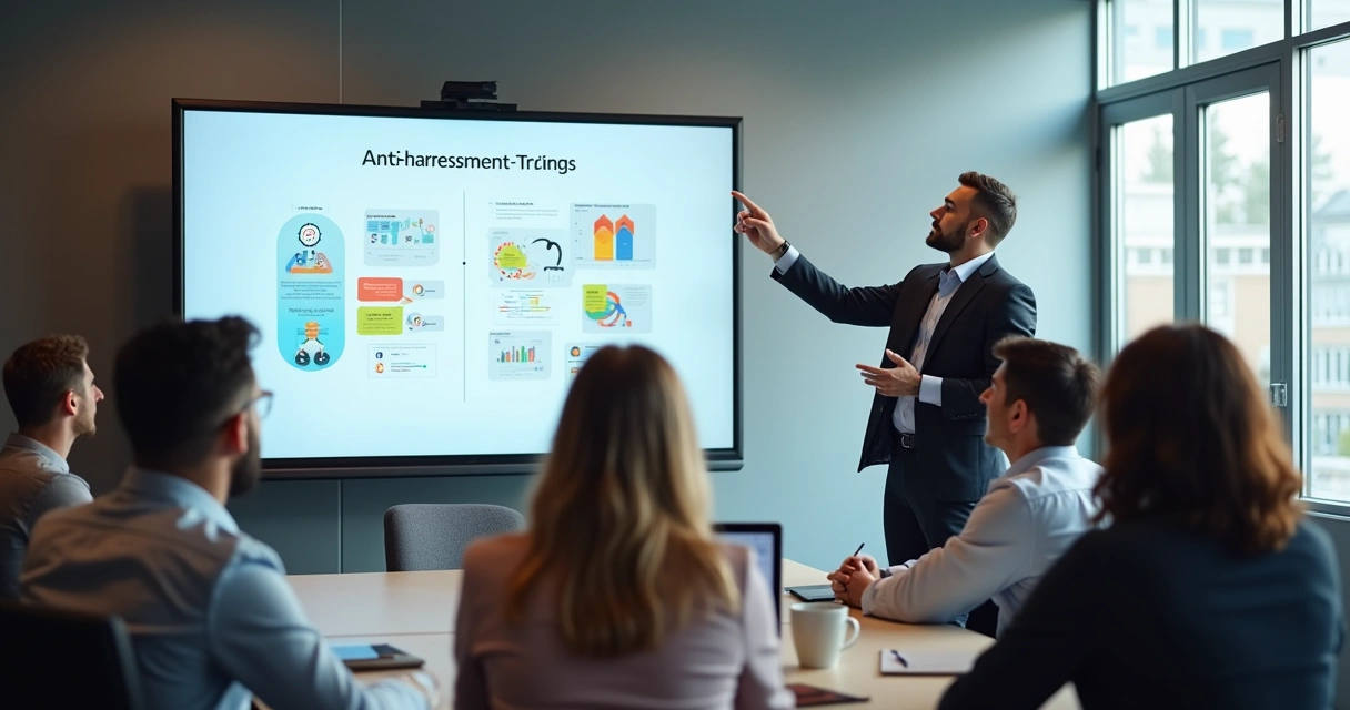 Treinamento sobre saúde mental para líderes em uma empresa 