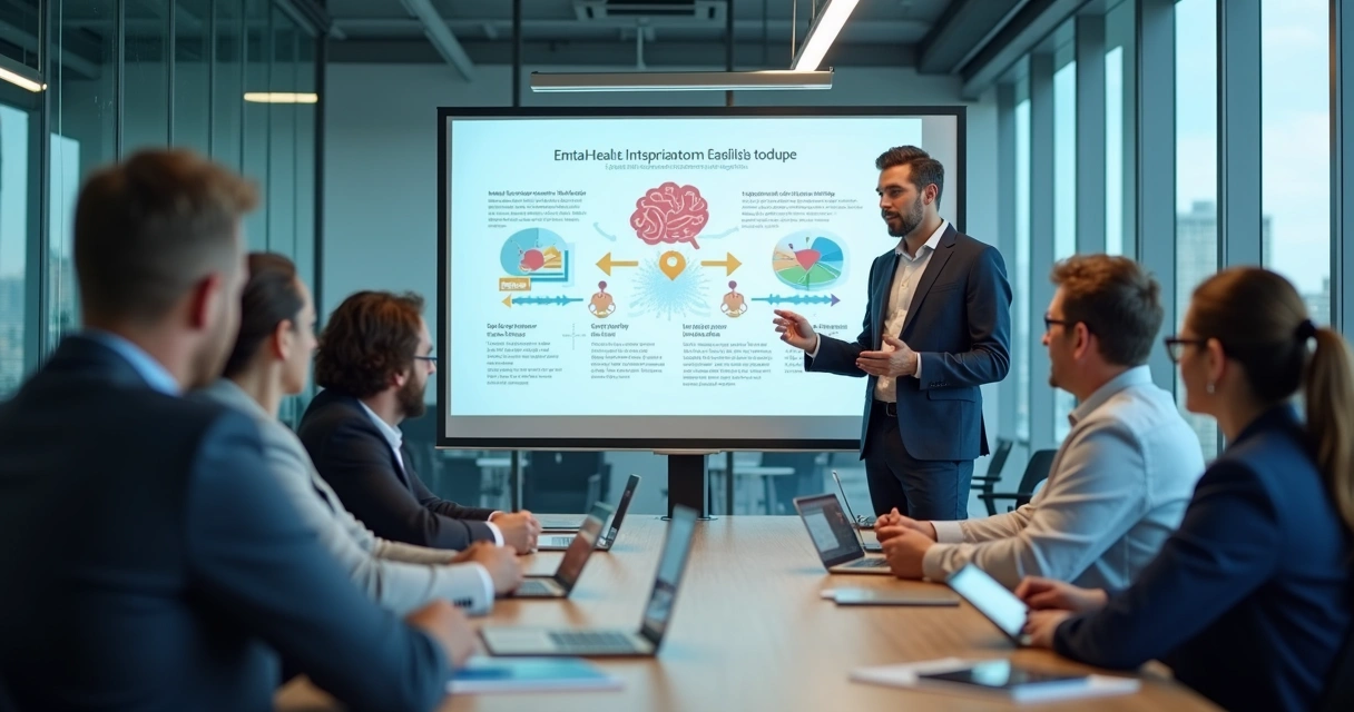 Equipe de colaboradores participando de treinamento de segurança no trabalho 