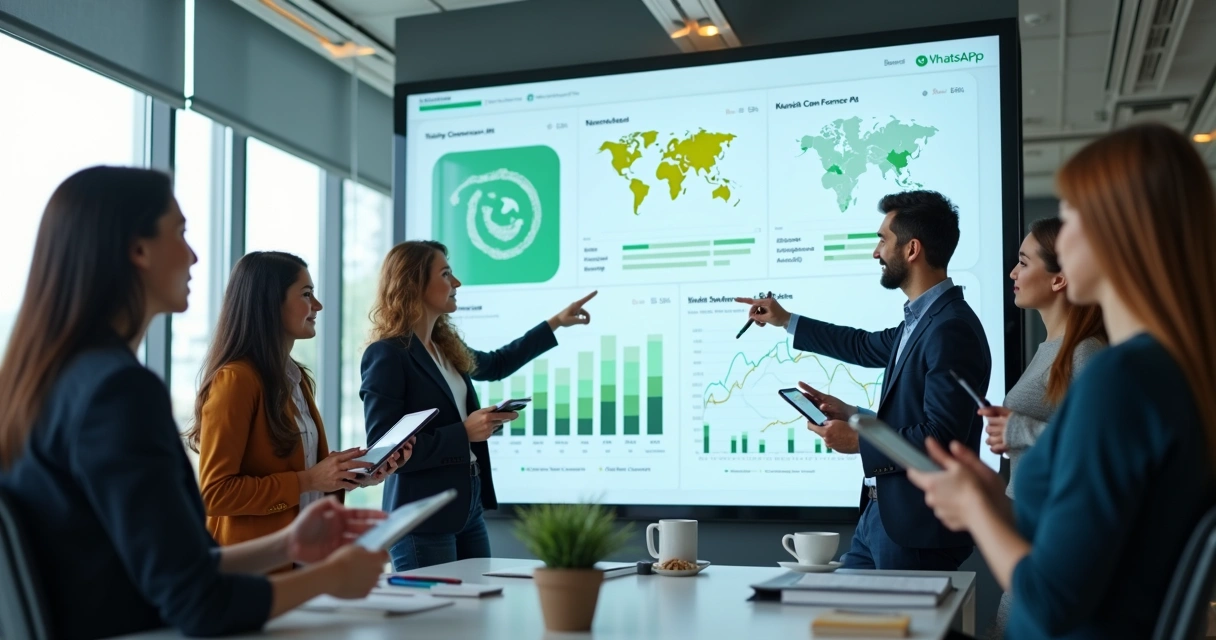 Equipe sendo treinada para atendimento via WhatsApp API 