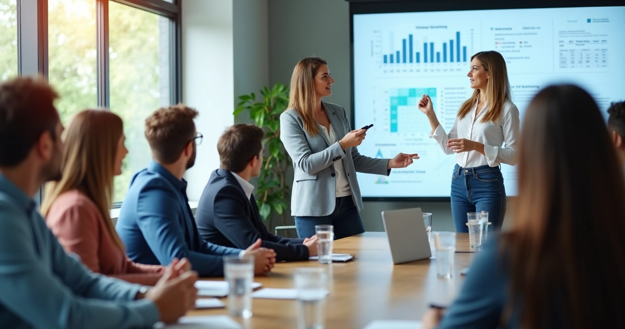 Treinamento em grupo para profissionais de vendas 
