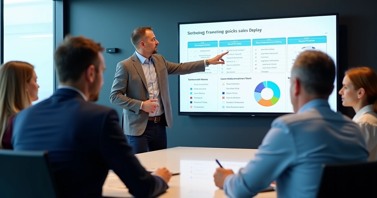 Treinamento de equipe de vendas focado em uso de listas segmentadas B2B