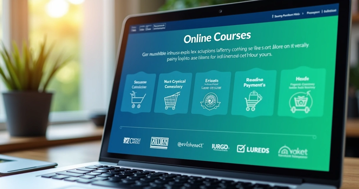 Painel digital de vendas de cursos online de segurança do trabalho