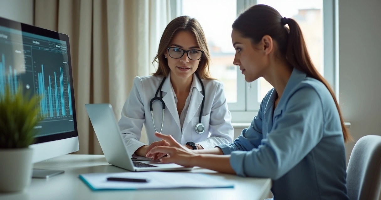 Consulta nutricional remota com nutricionista e paciente via videoconferência 