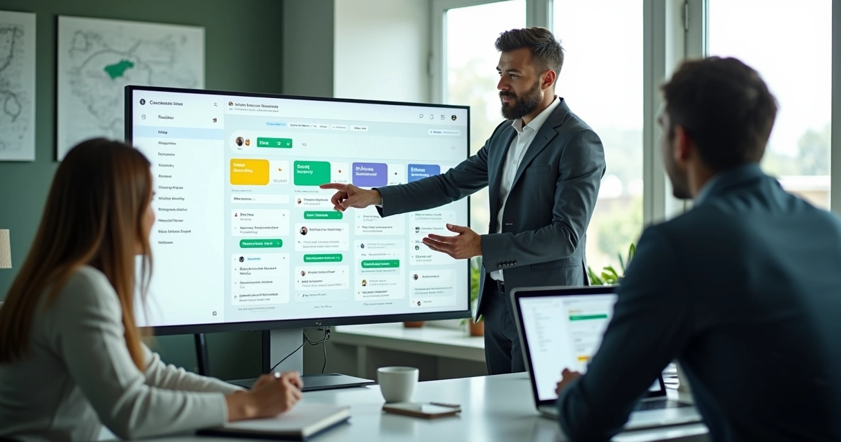 Painel com classificação de leads em conversas de WhatsApp 