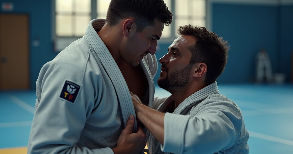 Changing angle during triangle choke, foot on hip