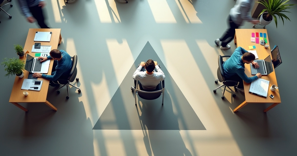 Cómo detectar dinámicas triangulares en organizaciones actuales