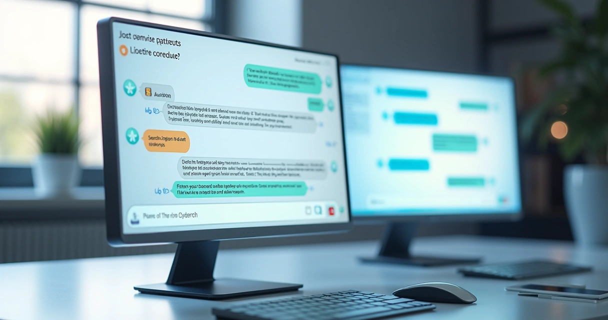 Interface de IA triando pedidos e pesquisando em estoque de e-commerce 