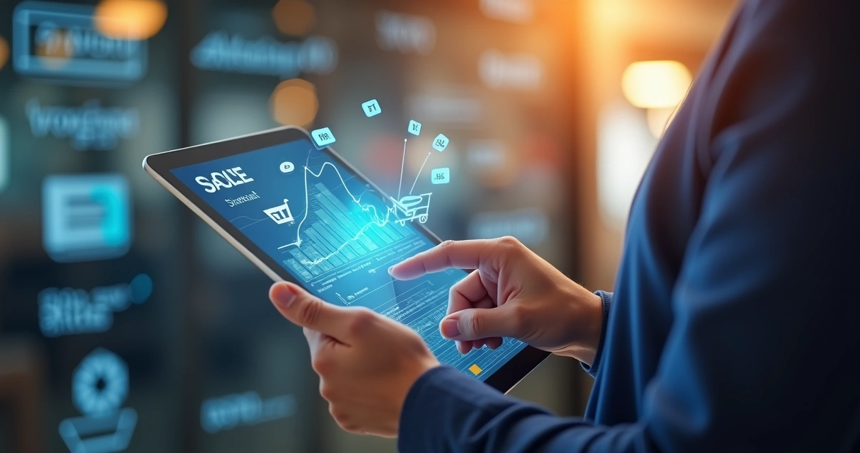 Representação visual de vendas digitais e tributação em marketplace