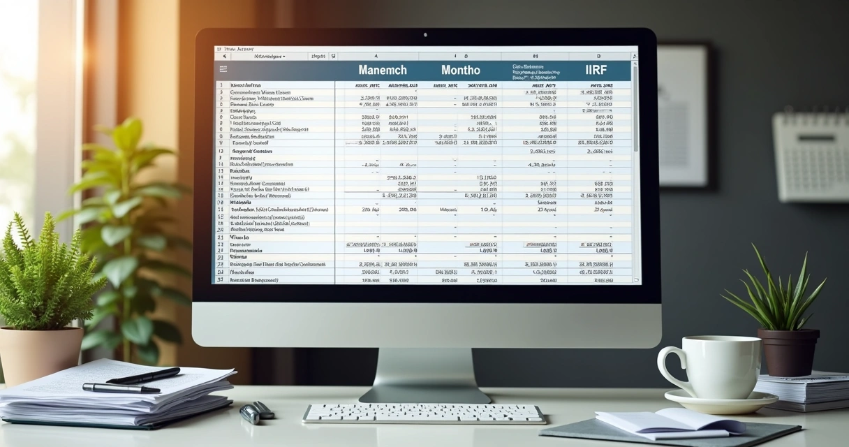 Cálculo de impostos sobre pró-labore em tela de computador 