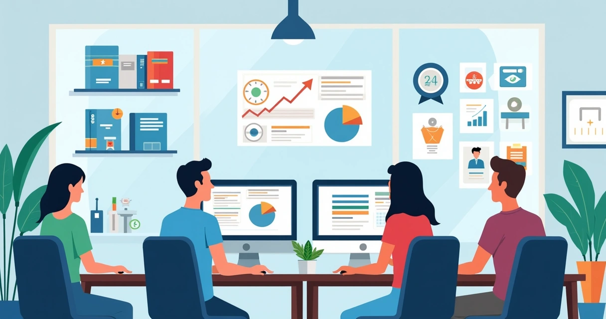 Captação de Leads: 10 Estratégias Digitais Para SaaS Parceiros participando de trilha educativa digital