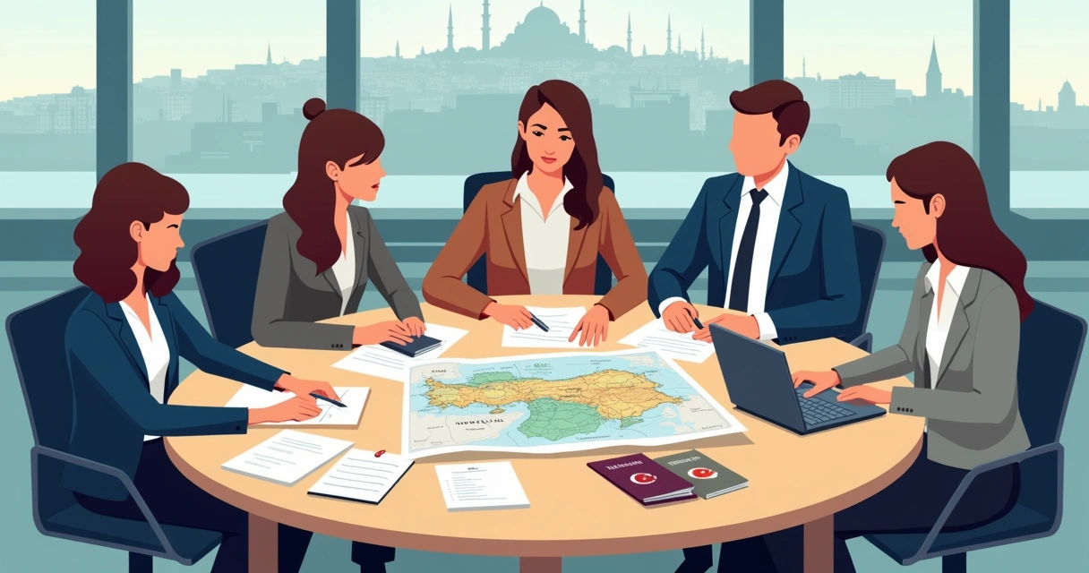 HR team supporting international employee relocation in Turkey 