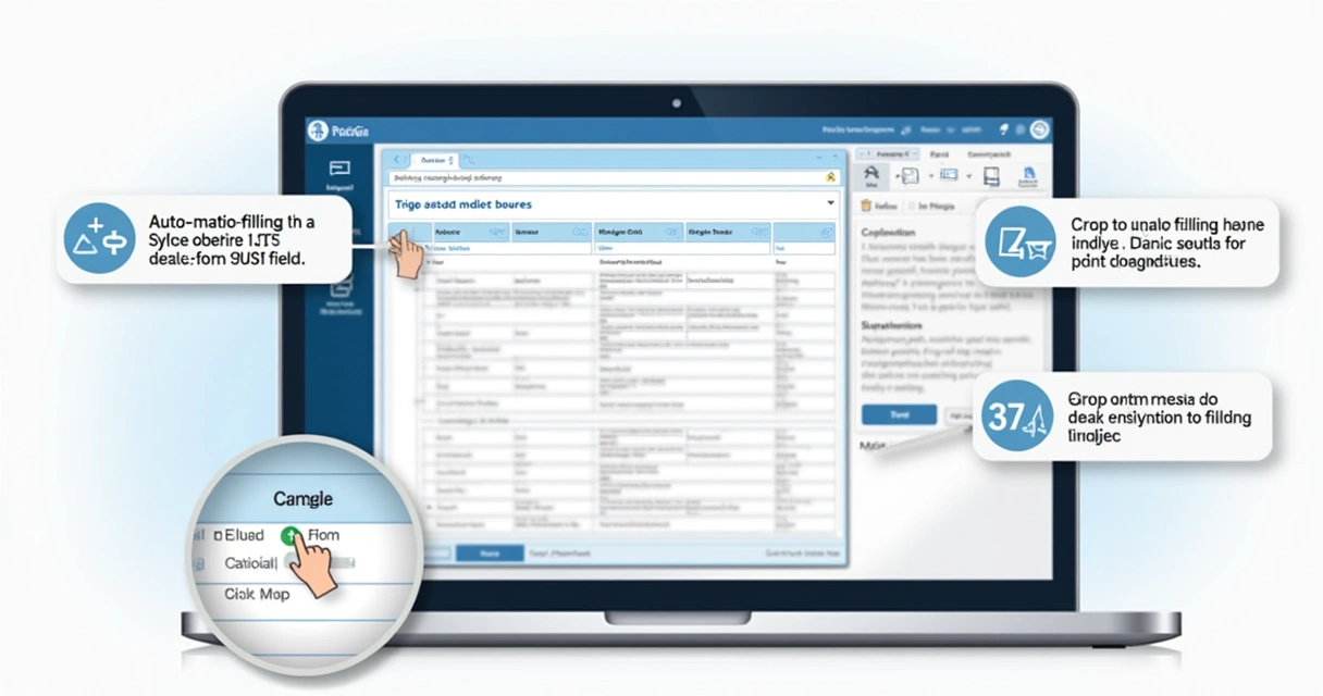 Imagem de vídeo tutorial mostrando a tela do PedeGuia com preenchimento automático de guia 