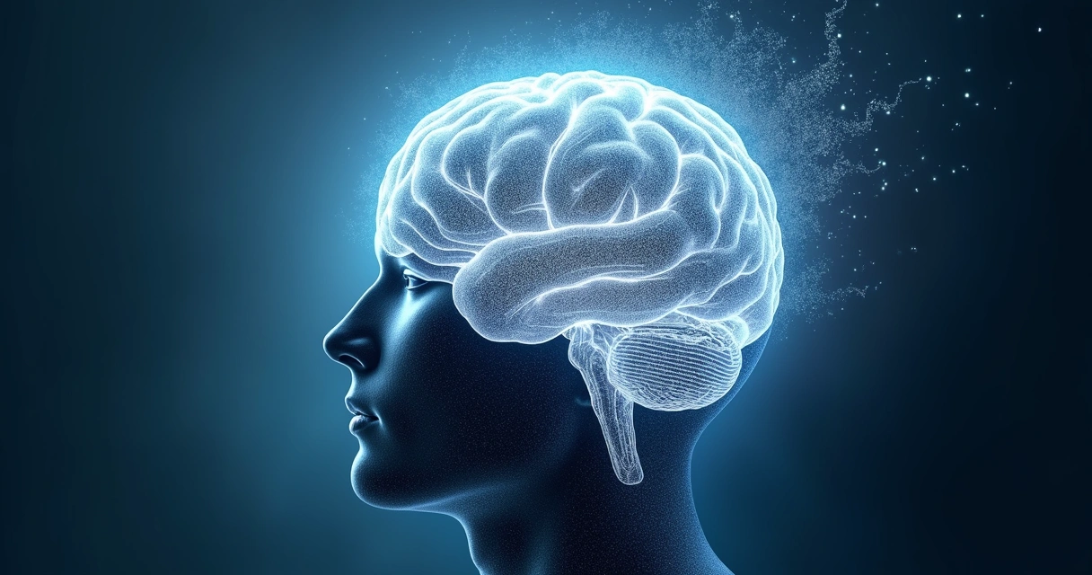 Abstract concept of brain with layers representing different identity scripts 